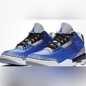 Nike Air Jordan 3 Retro Varsity Royal Blue Cement 2020 CT8532 400 Men’s Size 8.5